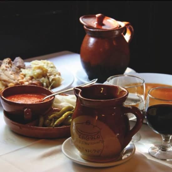 ﻿Delicious cocido madrileño stew menu at Taberna La Bola