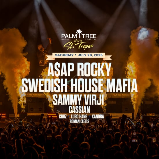 Affiche Palm Tree Music Festival St. Tropez