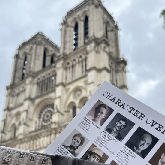 Affiche Meurtre à Notre-Dame : une investigation interactive autoguidée (en anglais)