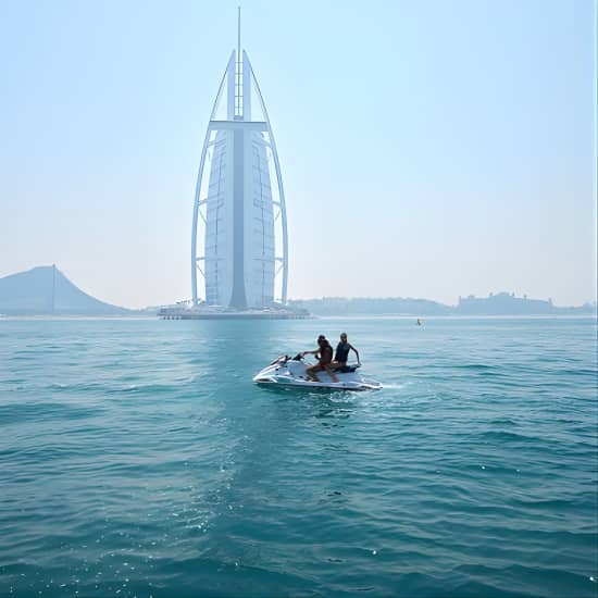 2 Hours Jet Ski Tour Dubai - Atlantis -JBR -Burj al Arab - Burj Khalifa views at Popeye Jetski Rental, Dubai, United Arab Emirates