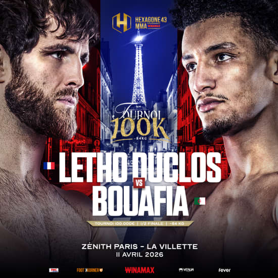 Copertina ufficiale dell'evento HEXAGONE MMA au Zénith de Paris – La Villette – Avril 2026