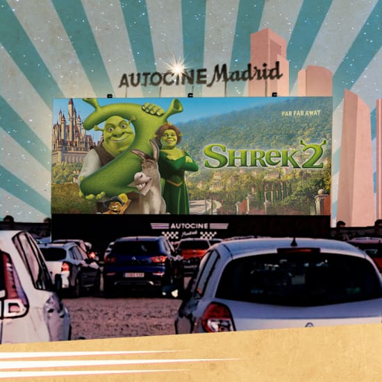 ﻿Shrek 2 at Autocine Madrid