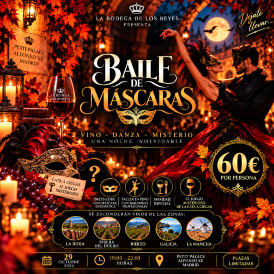 Baile de Máscaras con Cata Ciega