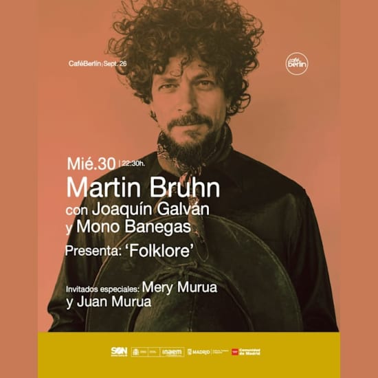 Martin Bruhn presenta “Folklore” con Mery Murua