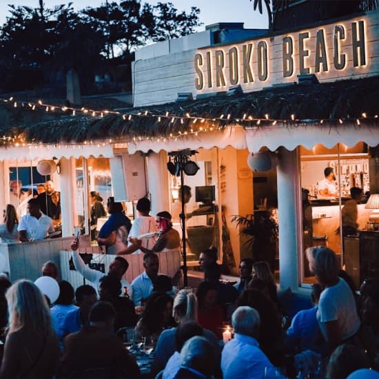 Concierto + copa + tapa en Siroko Beach