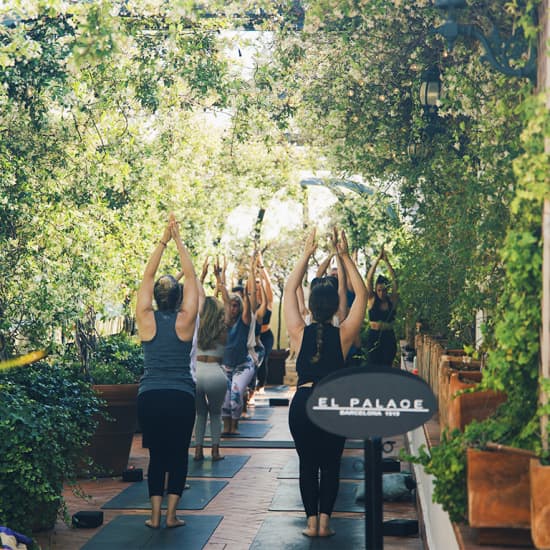 Yoga en el Jardín del Hotel Palace 5*