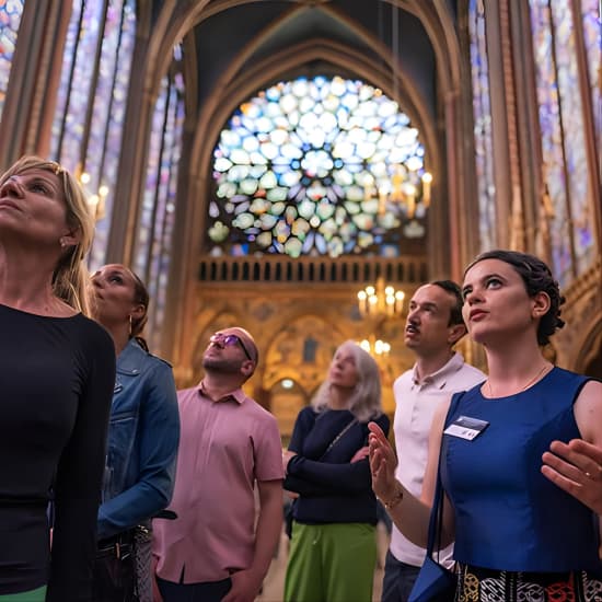 La isla de Notre Dame con la Sainte Chapelle y la prisión de María Antonieta