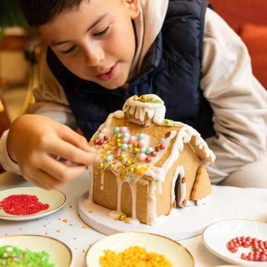 ﻿Gingerbread house workshop at Hotel El Palace Barcelona