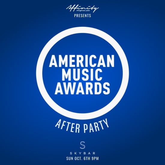 ﻿Fiesta posterior a la alfombra roja de los American Music Awards @ Skybar en el Hotel Mondrian