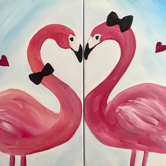 Virtual Livestream Date Night Painting Party - Chicago