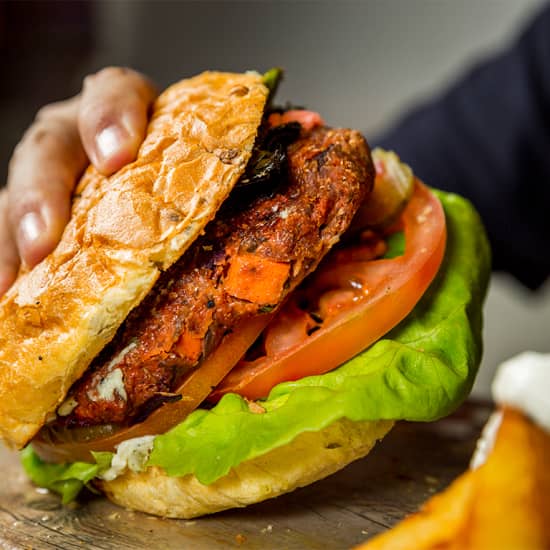 Menú vegano para dos en Viva Burger