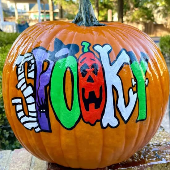 Spooky Pumpkin Painting at Society Kitchen