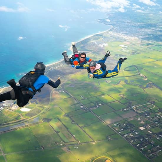 ﻿Saut en parachute au-dessus de la Great Ocean Road