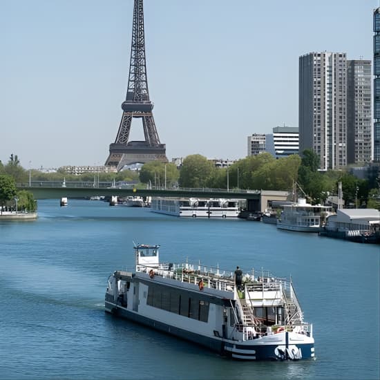 Paris Theo Boat Seine River Italian Trattoria Style Dinner Cruise