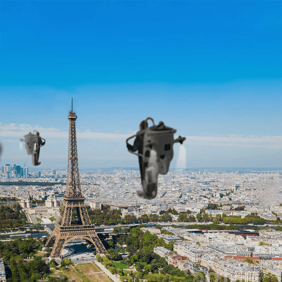﻿FlyView: "Over Paris" in virtual reality