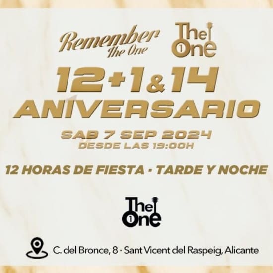 ﻿Remember The One | September 7, 2024 | 12 + 1 Anniversary