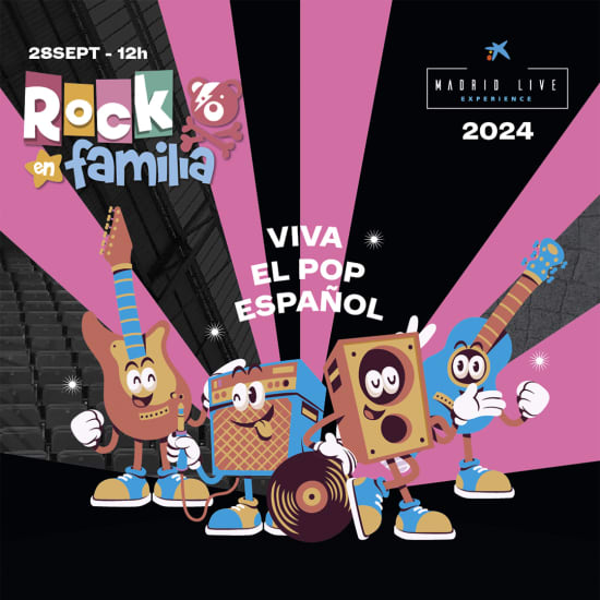 Rock en familia en CaixaBank Madrid Live Experience 2024