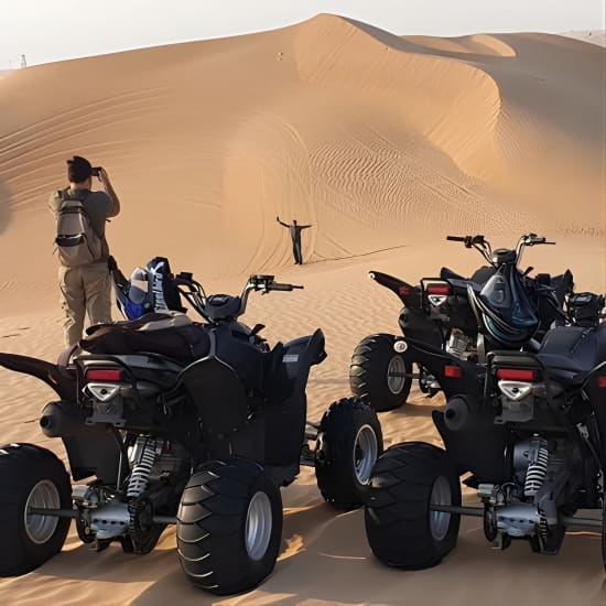 Adventure quad bike tour ( 2 hour private quad biking to deep desert ) at BIG RED MOTOR BIKE RENTAL, Dubai, United Arab Emirates