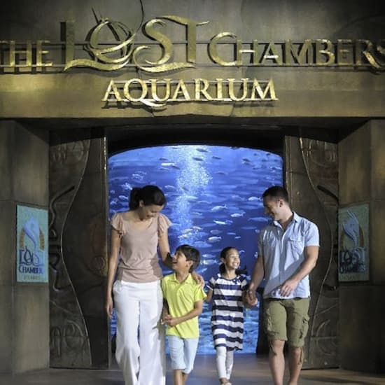 Aquaventure Waterpark + Lost Chambers Aquarium at Aquaventure Waterpark, Dubai, United Arab Emirates