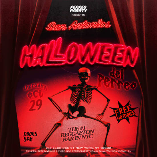 Halloween del Perreo Parrty at San Antonios Reggaeton Bar — event image
