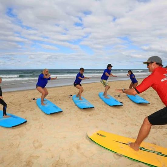 Fingal Head Learn-to-Surf Day Trip from the Gold Coast or Byron Bay