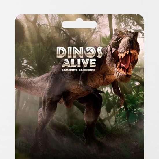 ﻿Exposition Dinos Alive : Une expérience immersive - Carte-cadeau