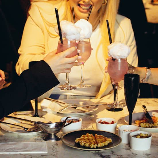 Waffles & Bubbles Bottomless Brunch London Fever