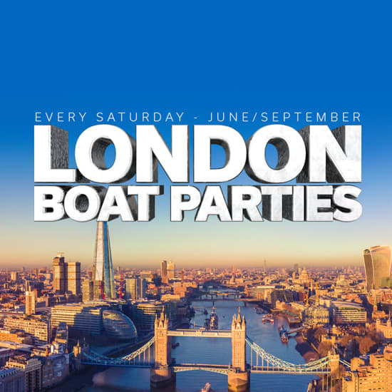 London boat party with after party