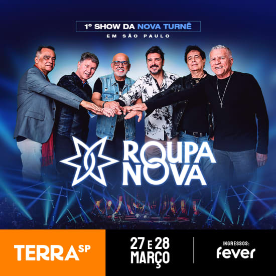 Show Início da Nova Turnê do Roupa Nova no Terra SP