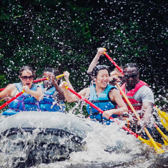 ﻿¡Monta en los rápidos! Excursión de un día en balsa por aguas bravas desde Nueva York