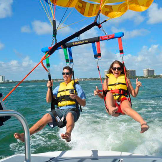 Parasail or Jet Ski plus Tubing in Miami