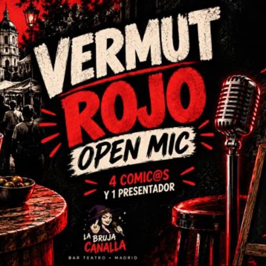 Vermut Rojo Open Mic, en La Latina