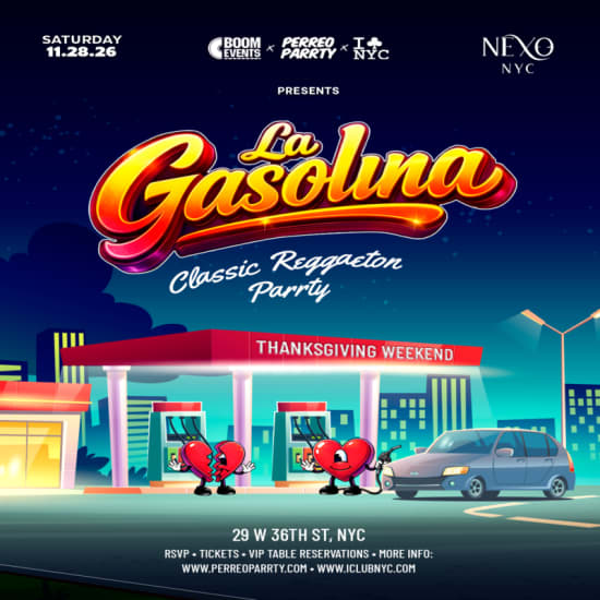 La Gasolina Reggaeton Parrty Thanksgiving Weekend at Nexo Nightcl — event image