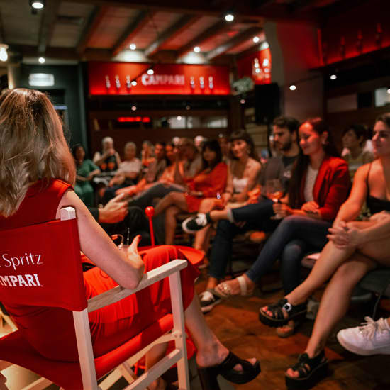 Charla de cine con Irene Montalá + Campari Spritz en Galileo