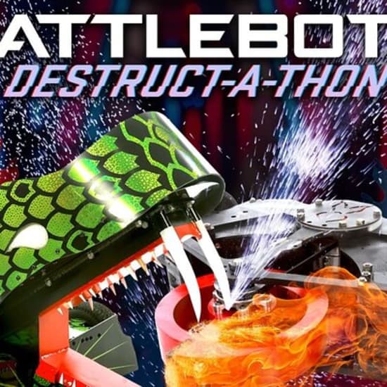 ﻿Destrucción de robots de batalla: Robots asesinos luchando en Las Vegas