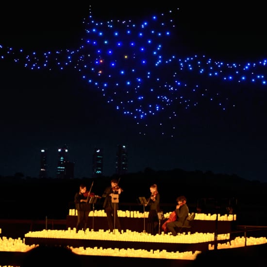 DroneArt Show: Música que ilumina la noche