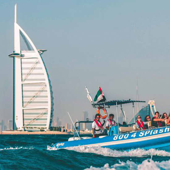 90 Minutes Speedboat Tour: Dubai Marina, Atlantis and Burj Al Arab