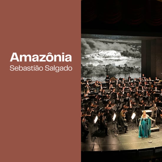 ﻿AMAZÔNIA concert by Sebastião Salgado at Auditorio Nacional
