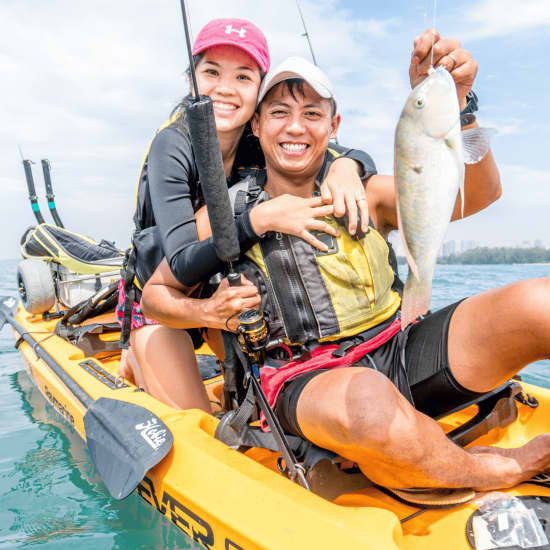 Kayak Fishing in Singapore, Sentosa, East Coast: Day Adventure