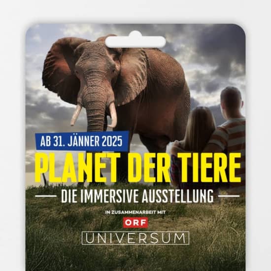 Planet der Tiere - Geschenkgutschein