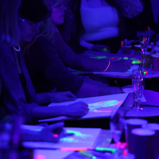 Get Naked! Get Glowing! Neon Naked Life Modelling Experience!