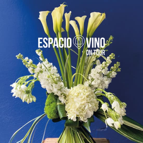 Espacio Vino: taller de flores con vino