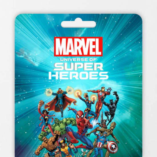 ﻿Marvel Universe of Super Heroes - Gift Card