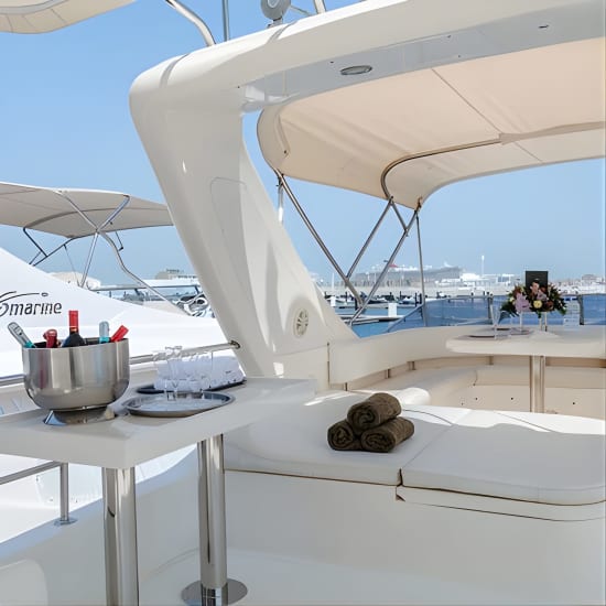 Private Yacht Dubai: Rent 61 ft Luxury Yacht up to 30 people at CENTAURUS CHARTER - Yachts & Boats Rental Dubai Harbour, Dubai, United Arab Emirates
