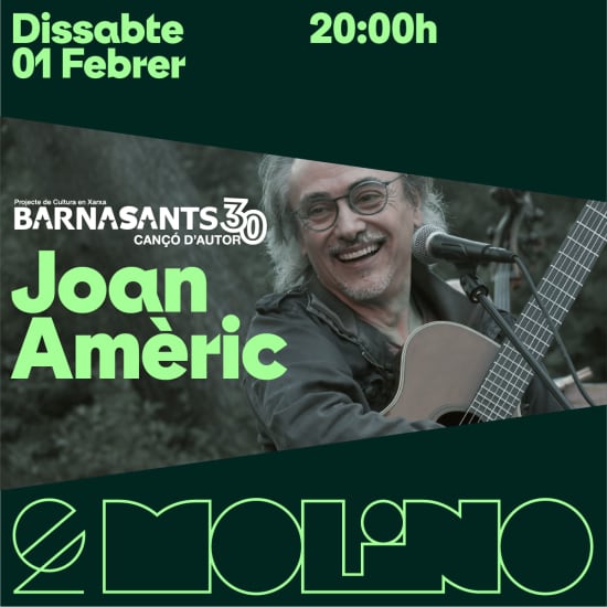 ﻿Joan Amèric in concert: 30 years of trajectory