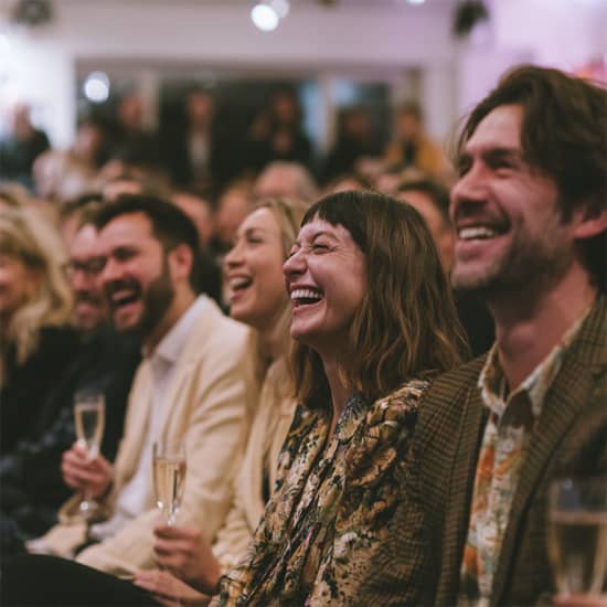 An Idiot’s Guide to Champagne: Comedy Over Bubbles