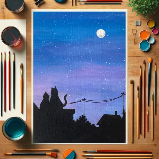 LSZ Day And Night Landscape Drawing Diamond Painting Adults Diamond Arts  Kit Craft Gift Home Office Hotel Decorative Paintings 30 * 40cm Glass  Prints : Amazon.co.uk: Home & Kitchen