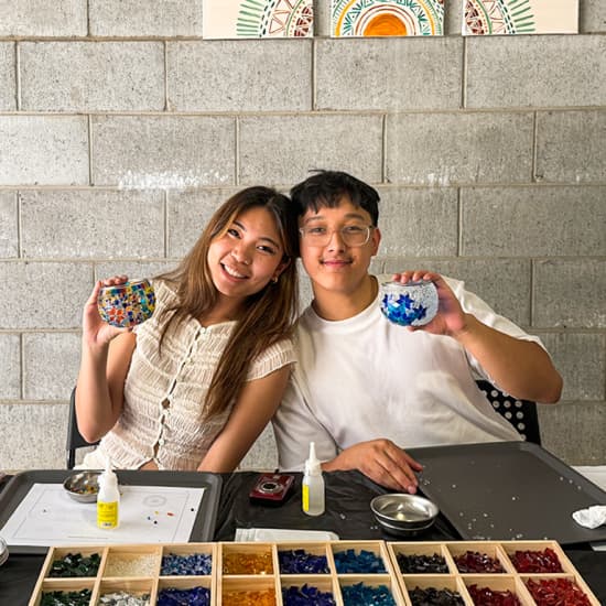 Mosaic lamp workshop - Brisbane