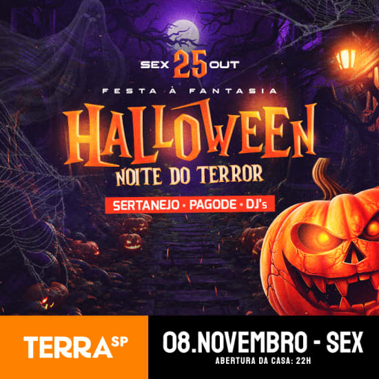 Halloween Open Bar no Terra SP