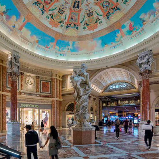 The Forum Shops at Caesars is one of the best places to shop in Las Vegas